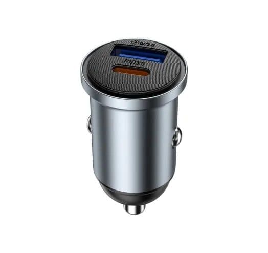 Автомобільний зарядний пристрій WIWU 35W Nano Lite USB-A + USB-C Fast Car Charger Wi-CC030