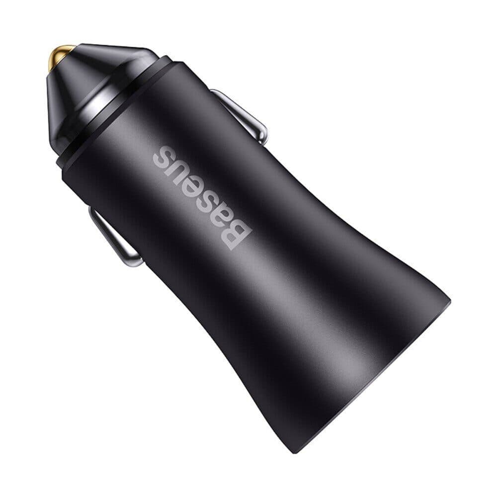 Автомобільний зарядний пристрій Baseus Golden Contactor Max Dual Fast Charger Car Charger U+C 60W