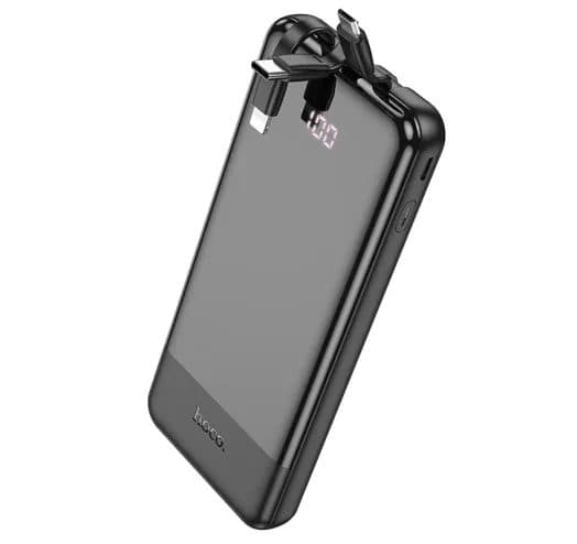 Power Bank HOCO J114 with cables and digital display 10000mAh