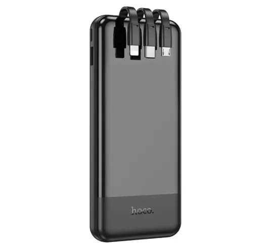 Power Bank HOCO J114 with cables and digital display 10000mAh — фото 3