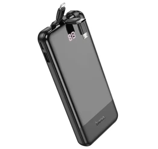 Power Bank HOCO J114 with cables and digital display 10000mAh — фото 2