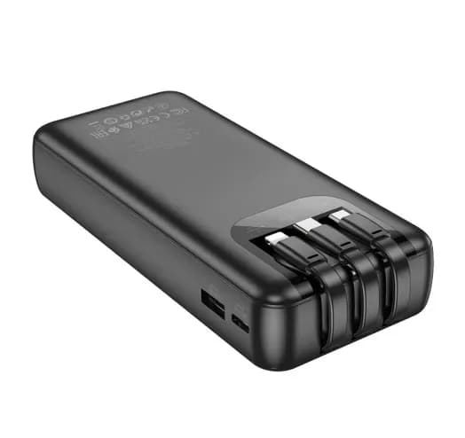 Power Bank HOCO J114A Charger with cables and digital display 20000mAh — фото 4