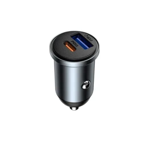 Автомобільний зарядний пристрій WIWU 35W Nano Lite USB-A + USB-C Fast Car Charger Wi-CC030 — фото 2