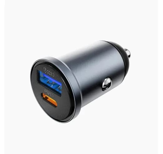 Автомобільний зарядний пристрій WIWU 35W Nano Lite USB-A + USB-C Fast Car Charger Wi-CC030 — фото 5