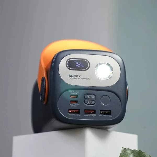 Power Bank Remax RPP-100 100W+22.5W PD+QC with Light 60000mAh Gutitan Series — фото 2