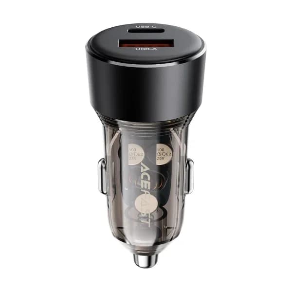 Автомобільний зарядний пристрій Acefast B12 60W dual-port (USB-A+USB-C) — фото 2