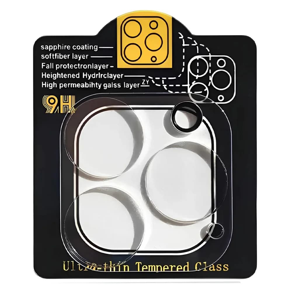 Захисне скло на камеру Full Block для iPhone 13 Pro/13 Pro Max mini техпак