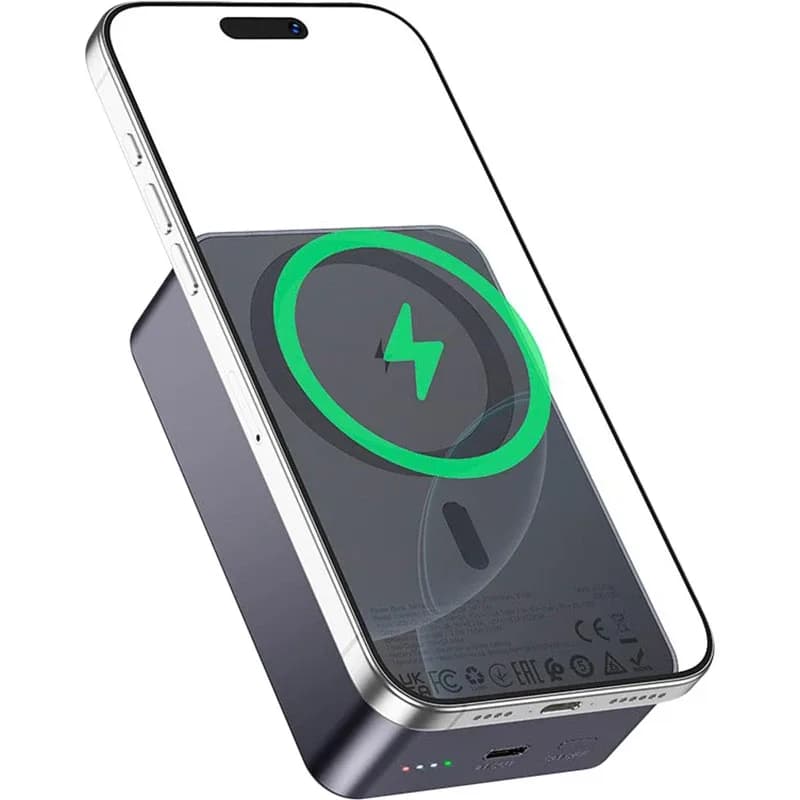 Power Bank Hoco J160B Original PD20W with Magnetic wireless charging 20 000mAh — фото 4