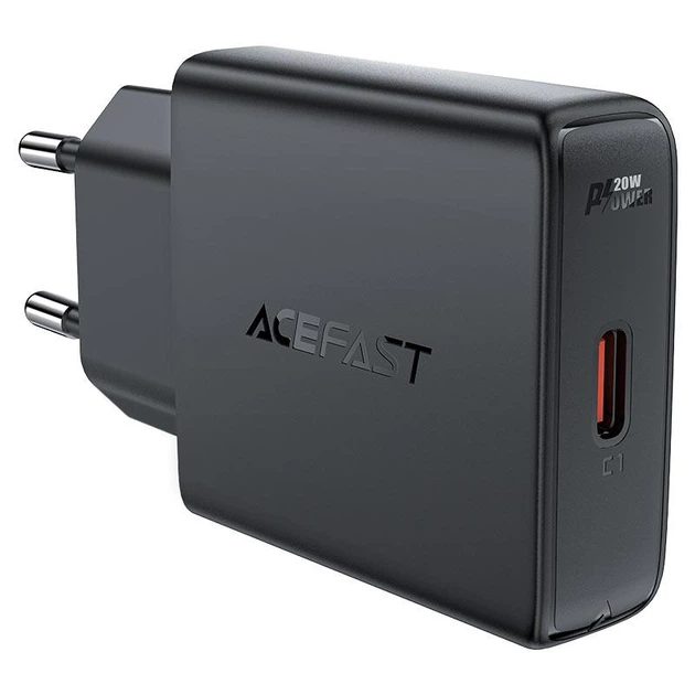 Адаптер Acefast A65 PD20W GaN Single USB-C Ultra-Thin Series
