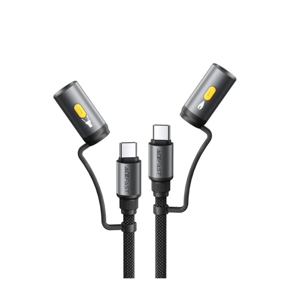 Кабель Acefast J4 USB-C to USB-C Multi-Function Led
