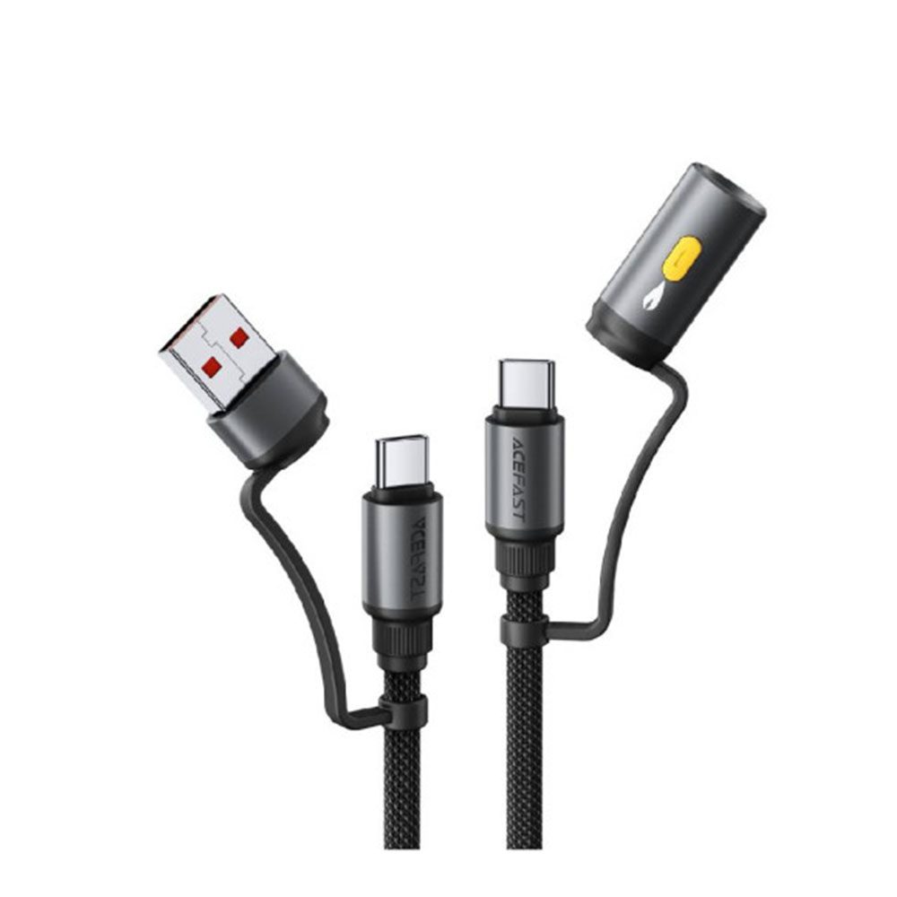 Кабель Acefast J5 USB + USB-C Multi-Function Led