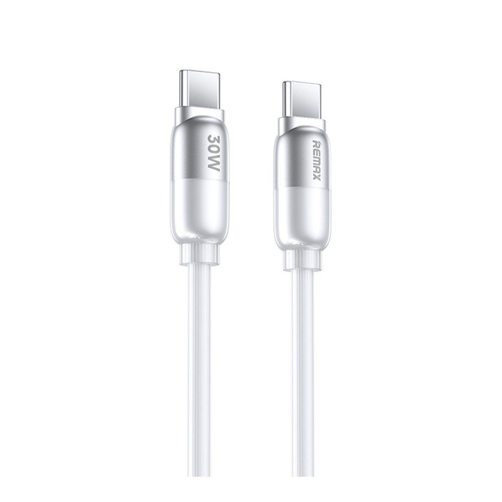 Кабель Remax USB-C to USB-C Capsule 30W Zinc Alloy RC-C037 Series