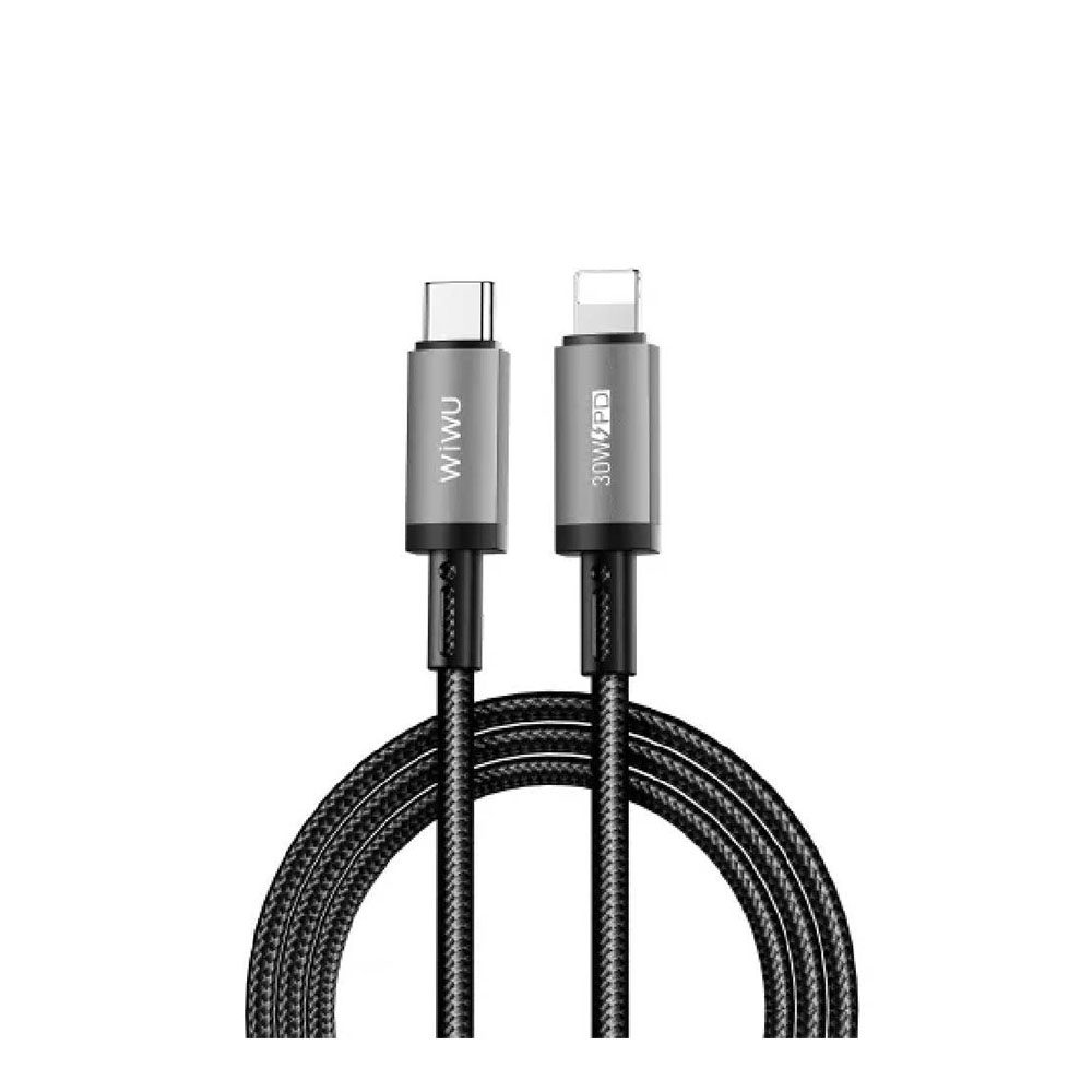Кабель WiWU Wi-C056 Cyber link USB-C to Lightning 1m