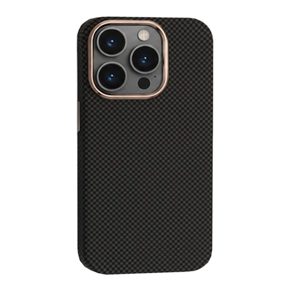 Чохол PC Carbon with MagSafe для iPhone 15 Pro Max