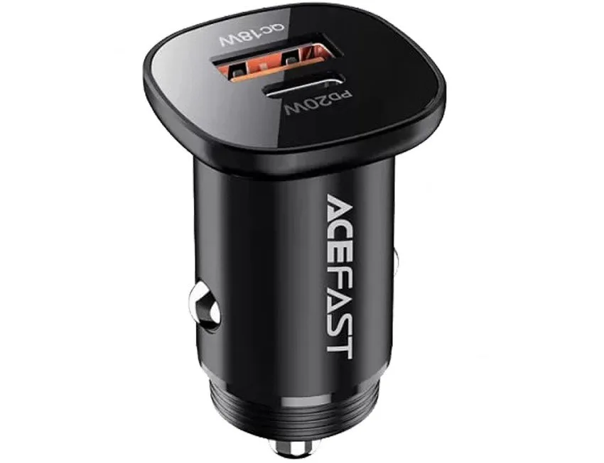 Автомобільний зарядний пристрій Acefast B1 Mini USB-C + USB-A — фото 2