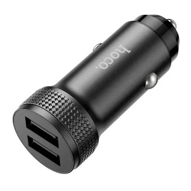 Автомобільний зарядний пристрій HOCO Z49 Dual port charger — фото 2