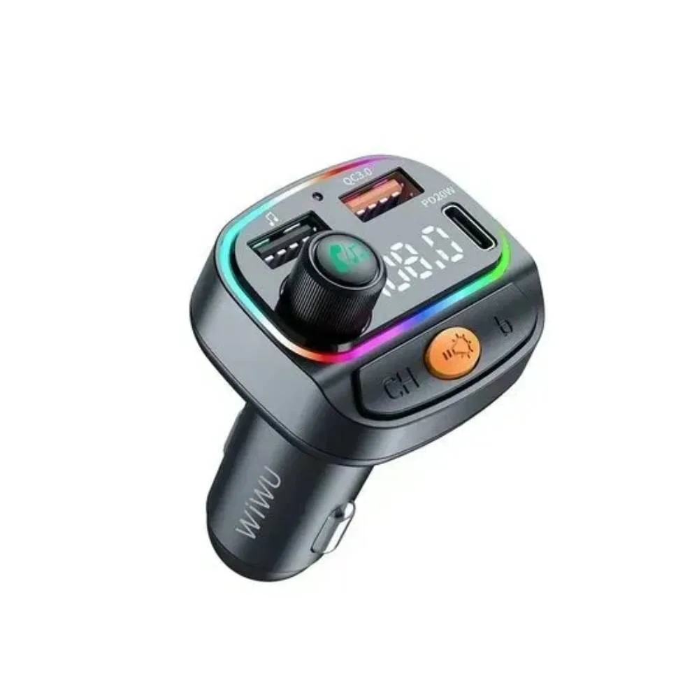 Автомобільний зарядний пристрій Wiwu MP3 модулятор Wi-QC031
