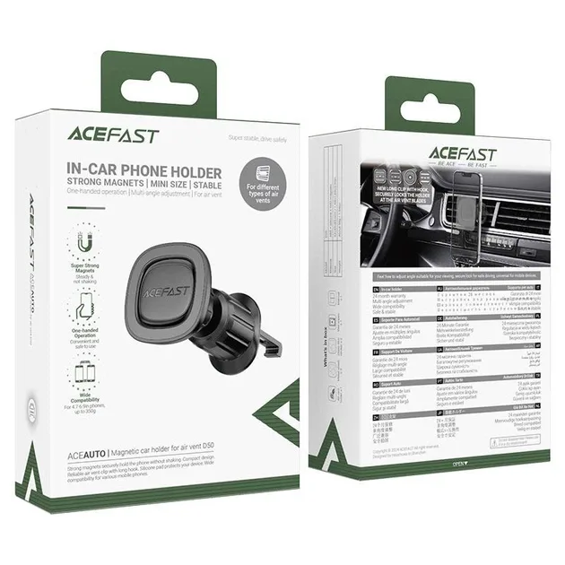 Автомобільний тримач Acefast D50 Air Vent Series — фото 3