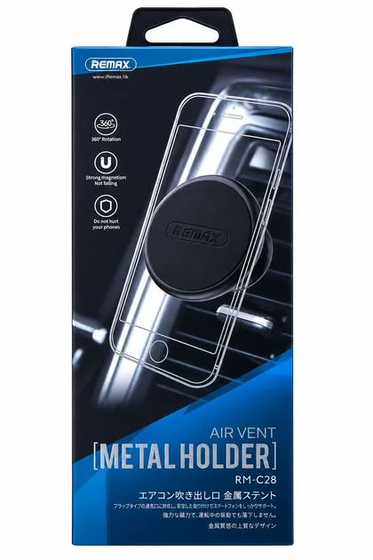 Автотримач Remax Air Vent Metal Holder — фото 3