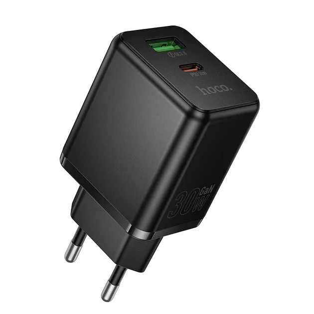 Адаптер HOCO C157A PD30W+QC3.0 Dual Port — фото 1