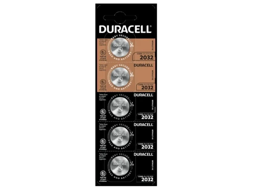 Батарейка Duracell CR2032 (5шт) — фото 1