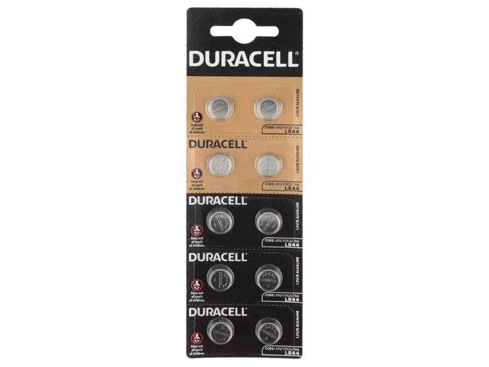 Батарейка Duracell LR44/A76 (10шт) — фото 1