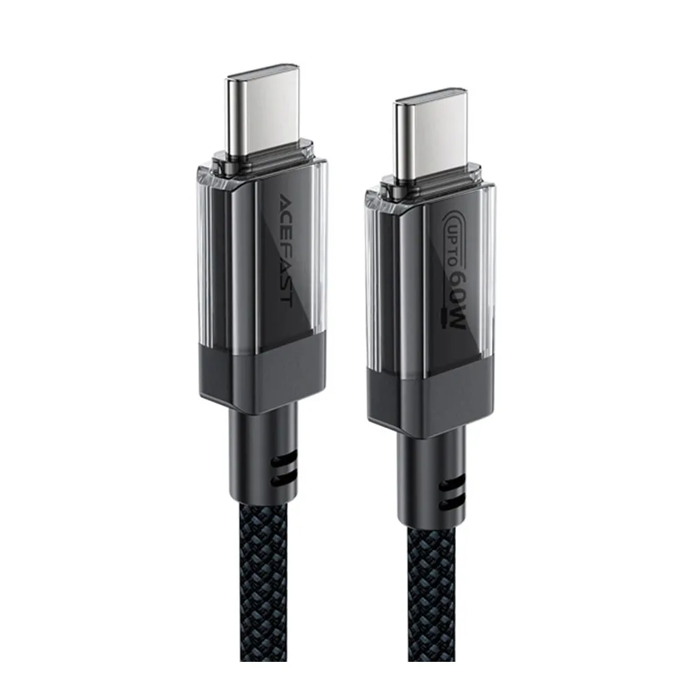 Кабель Acefast C12-03 Shell Stainless Steel USB-C to USB-C — фото 1