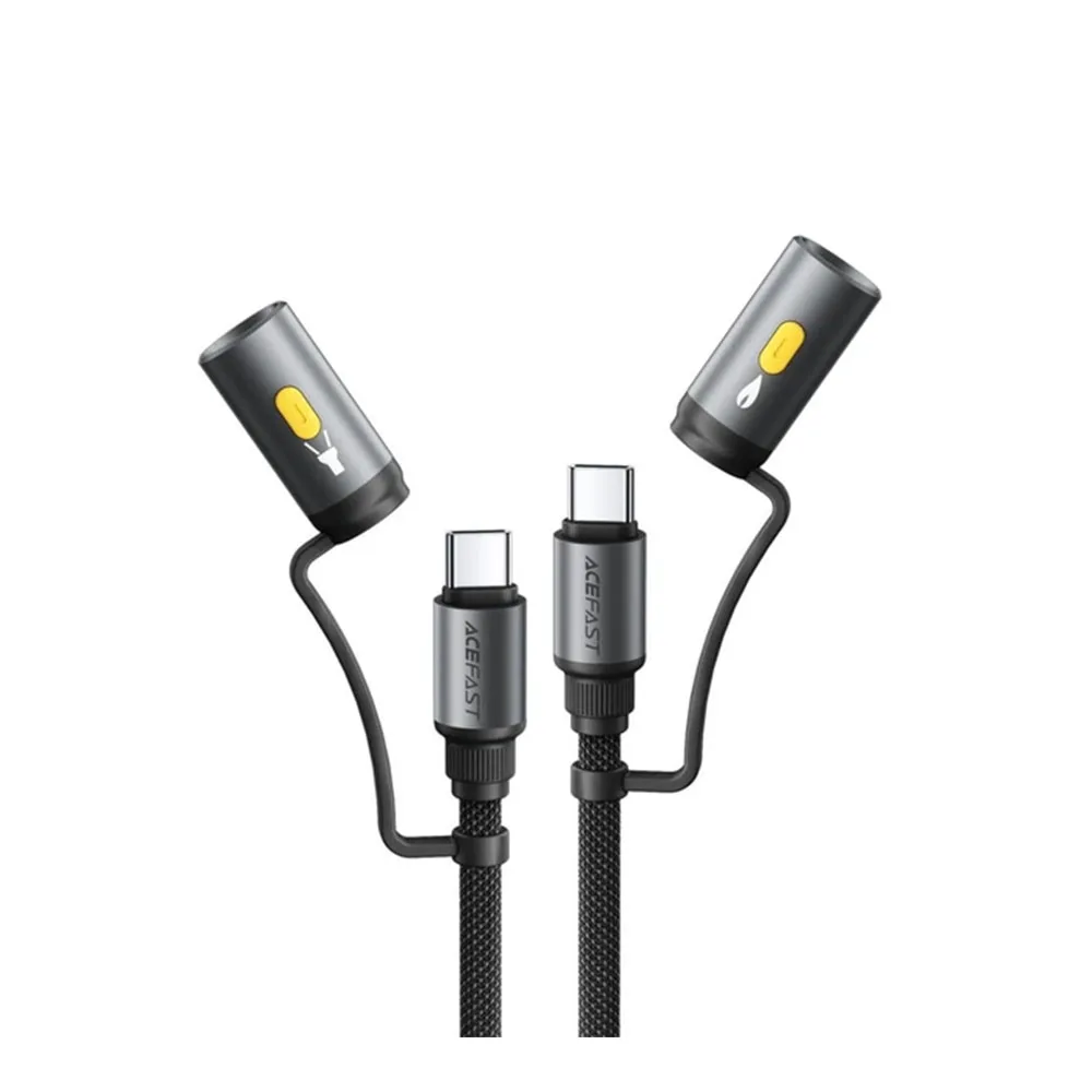 Кабель Acefast J4 USB-C to USB-C Multi-Function Led