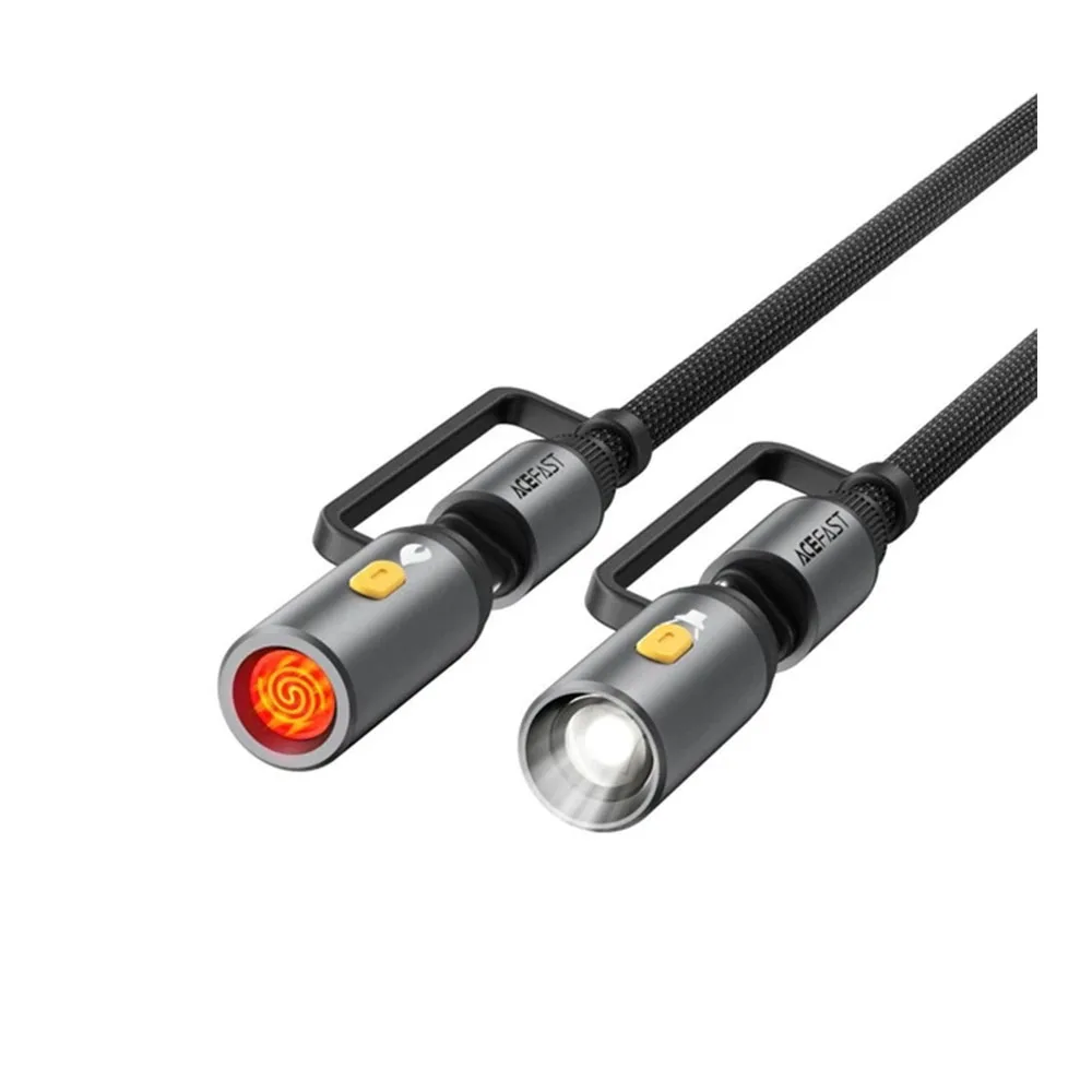 Кабель Acefast J4 USB-C to USB-C Multi-Function Led — фото 2