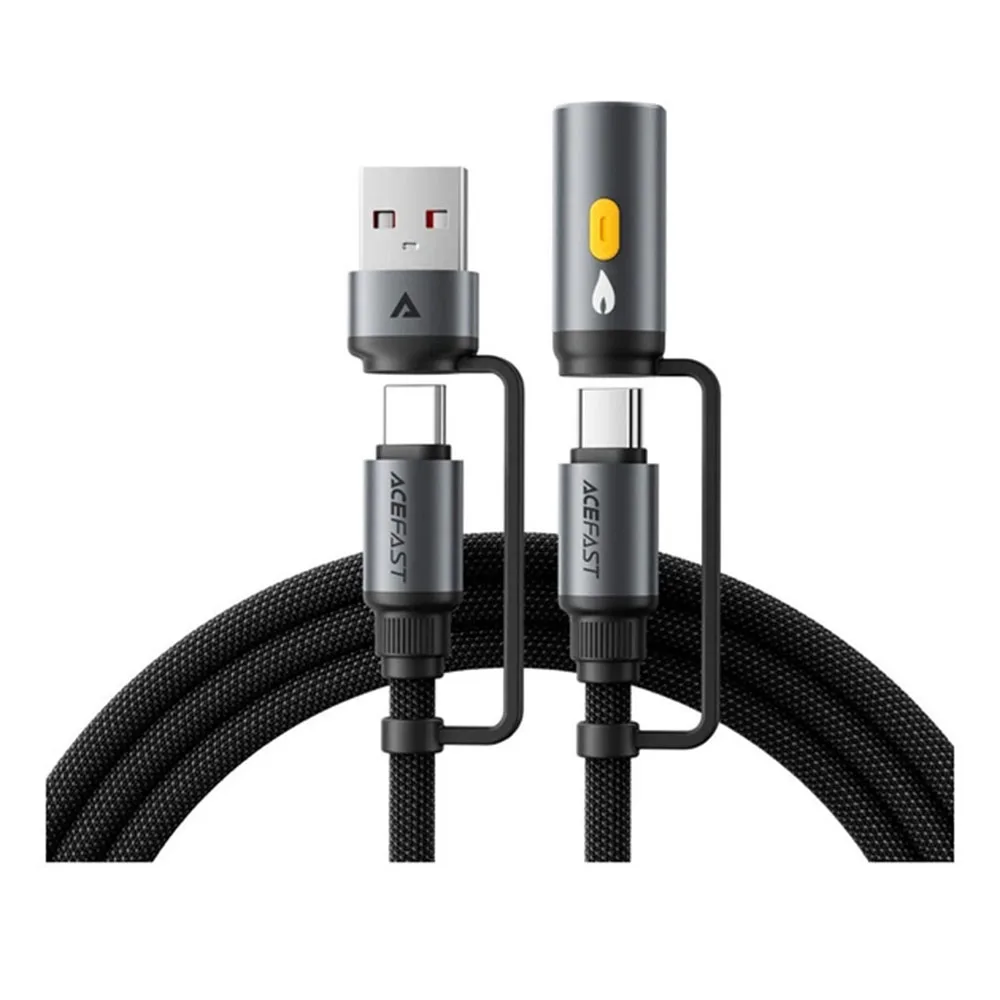 Кабель Acefast J5 USB + USB-C Multi-Function Led — фото 2