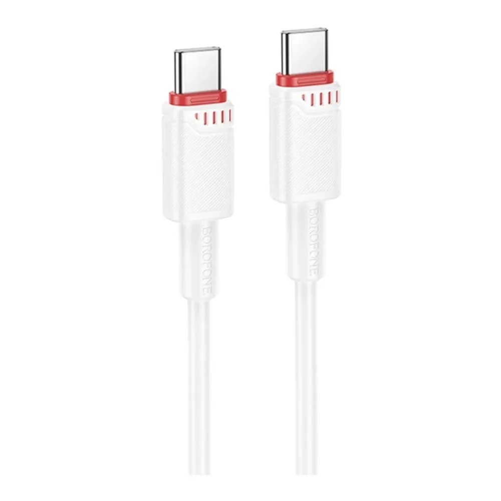 Кабель Borofone BX110 USB-C to USB-C 60W — фото 1