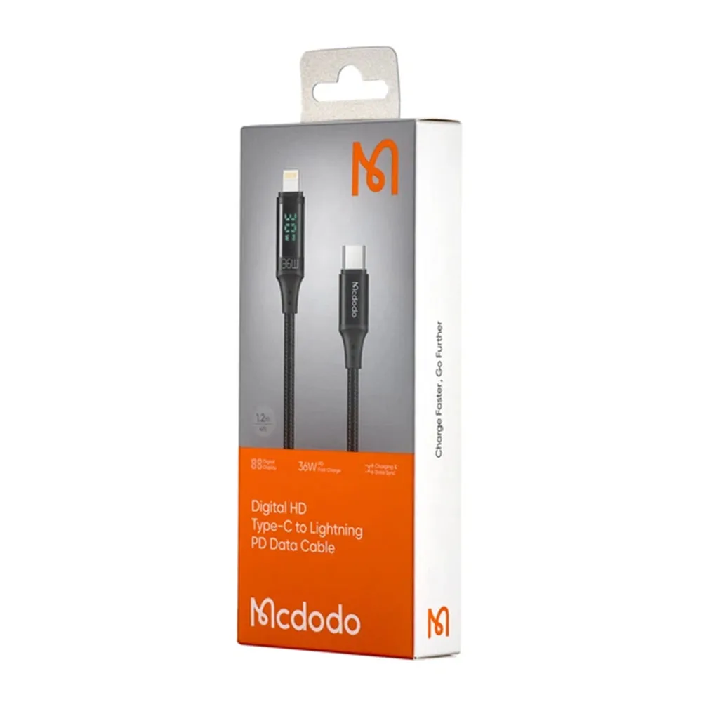 Кабель McDodo [CA-1030] USB-C to Lightning 36W 1.2m — фото 3