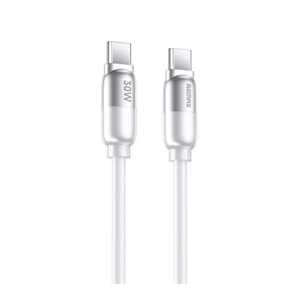 Кабель Remax USB-C to USB-C Capsule 30W Zinc Alloy RC-C037 Series — фото 1