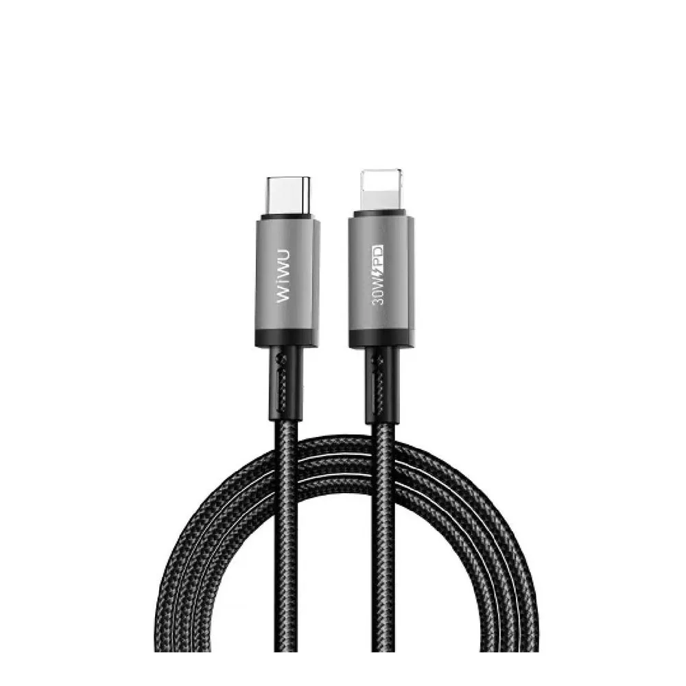 Кабель WiWU Wi-C056 Cyber link USB-C to Lightning 1m — фото 1