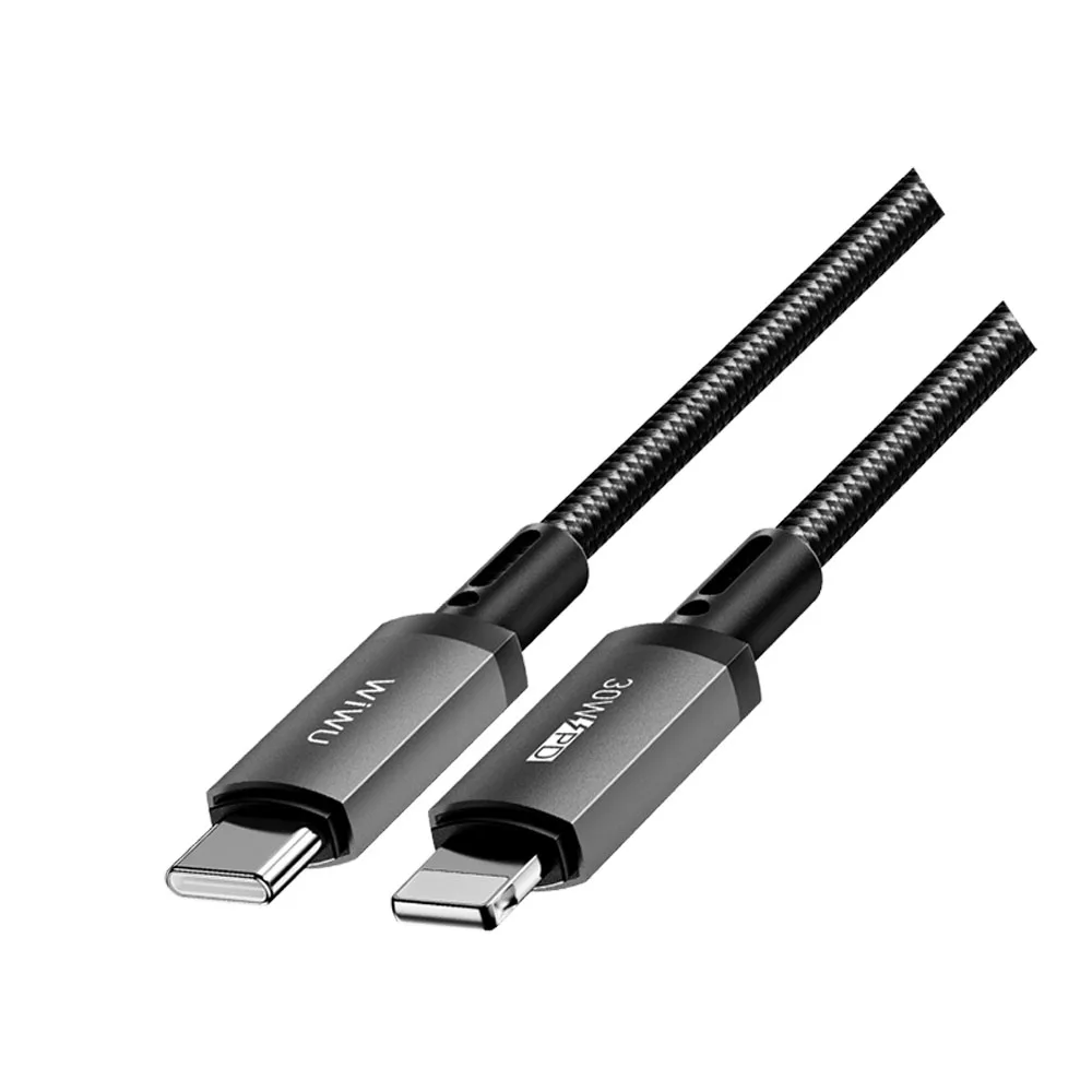 Кабель WiWU Wi-C056 Cyber link USB-C to Lightning 1m — фото 2