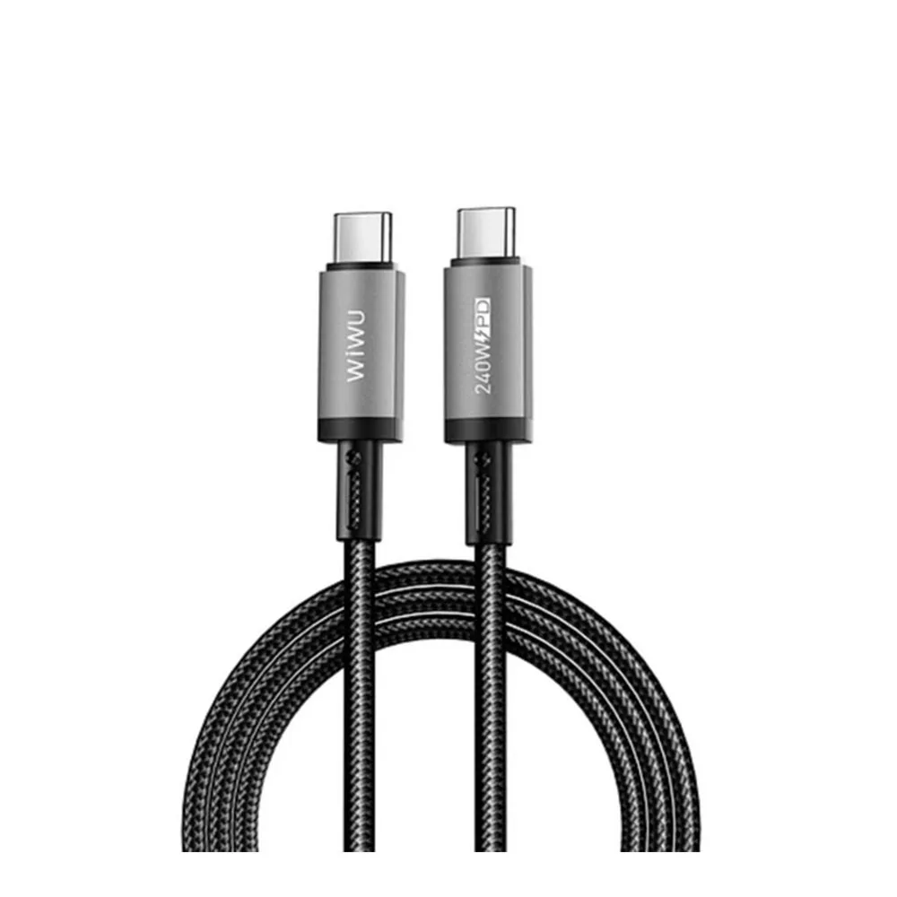 Кабель Wiwu Wi-C058 USB-C to USB-C 1.5M 240W Titanlink Series — фото 1