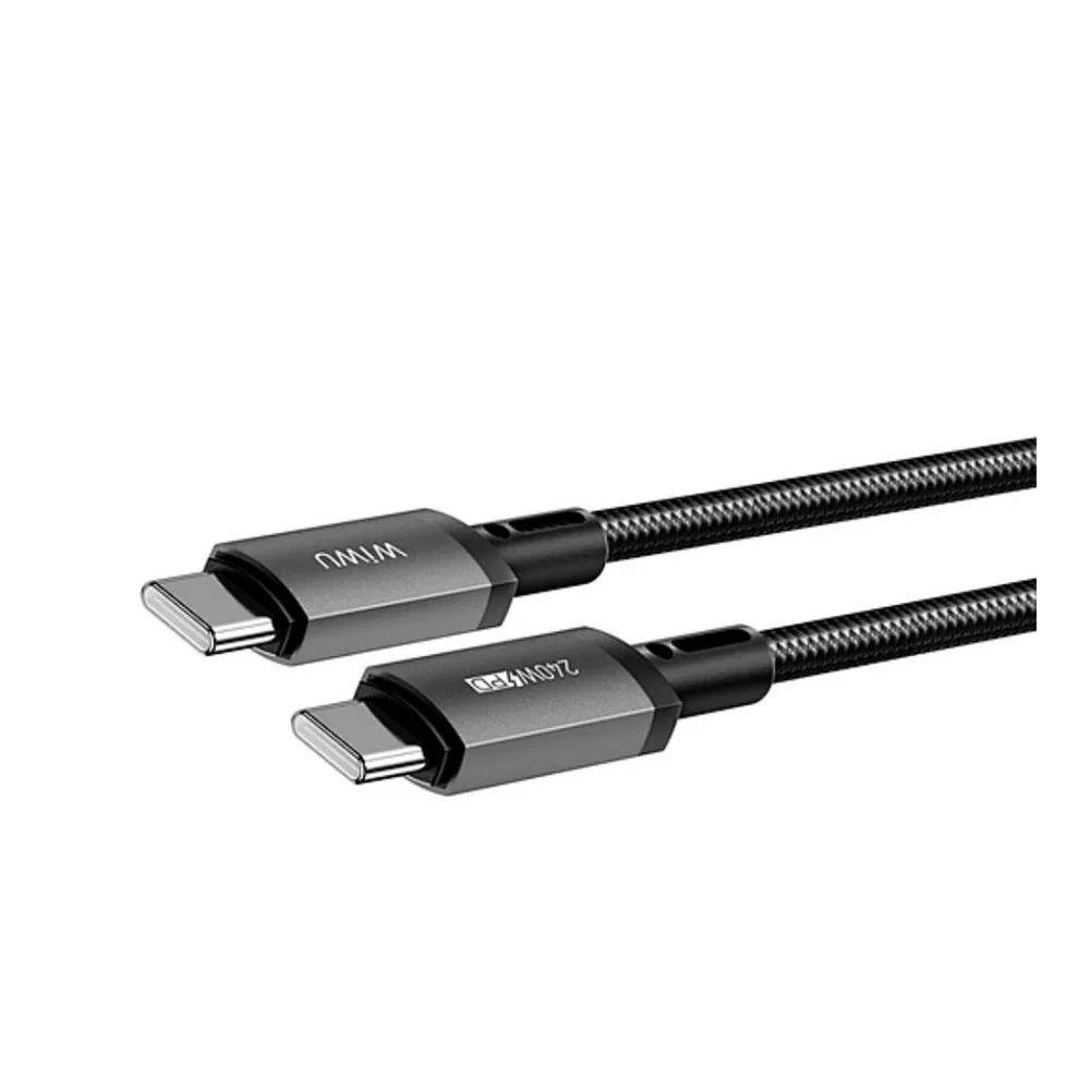 Кабель Wiwu Wi-C058 USB-C to USB-C 1.5M 240W Titanlink Series — фото 2