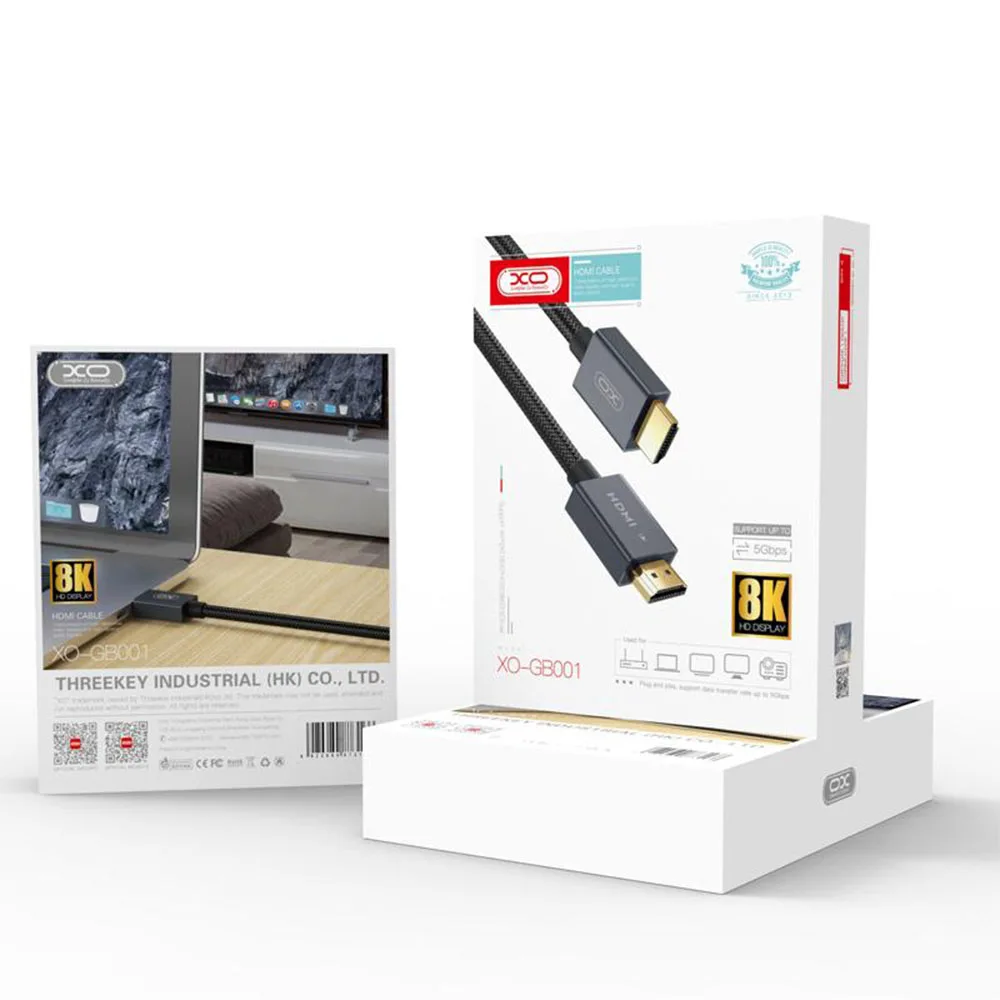 Кабель XO [GB001] HDMI to HDMI 1.5m — фото 3