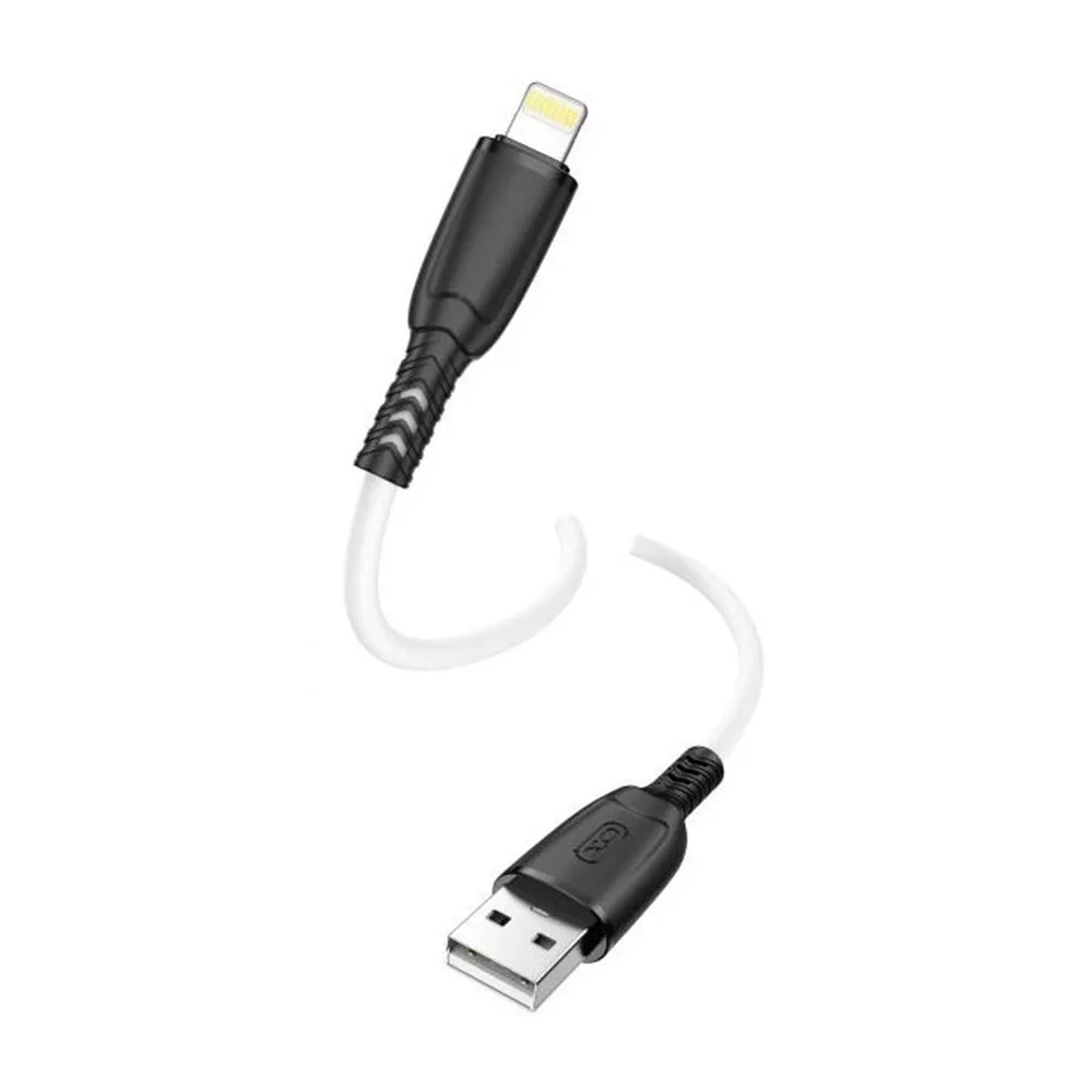 Кабель XO [NB247] USB to Lightning Suluo Portable Silicone 0.25m — фото 1