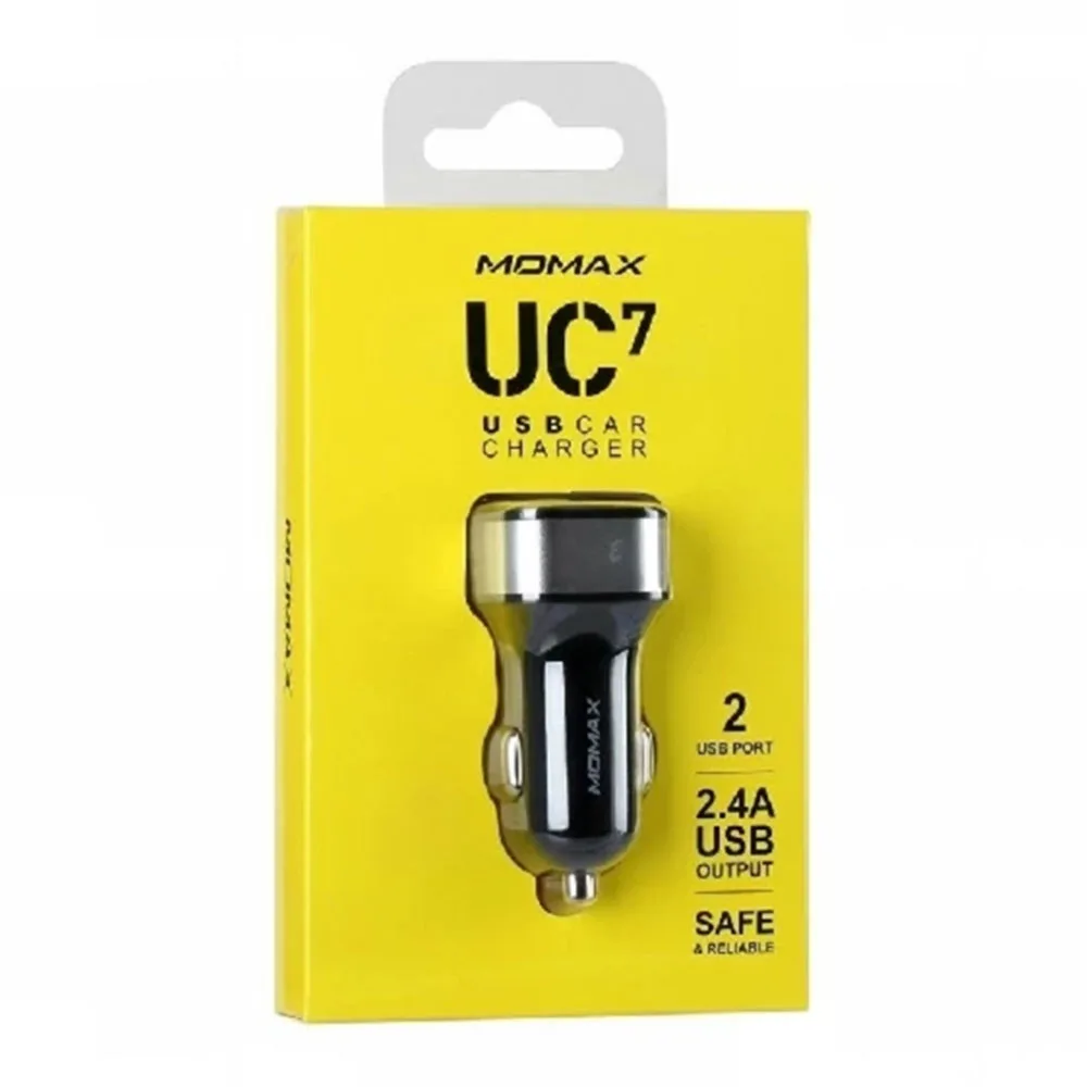 Прикурювач Momax UC7 Series 2xUSB 2.4a — фото 3