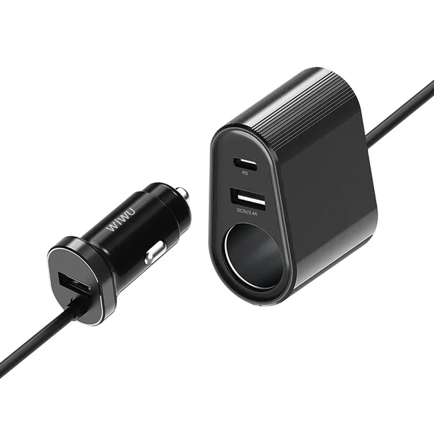 Прикурювач WIWU QC300 Series 42W
