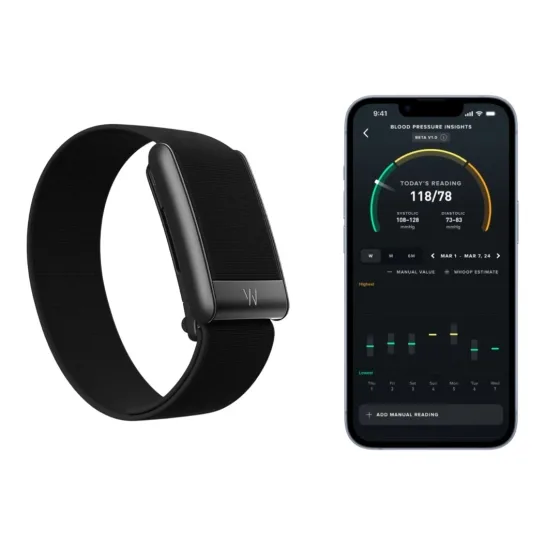 Ремінець для фітнес-браслета Whoop 5.0 (Black frame) SuperKnit Series — фото 3