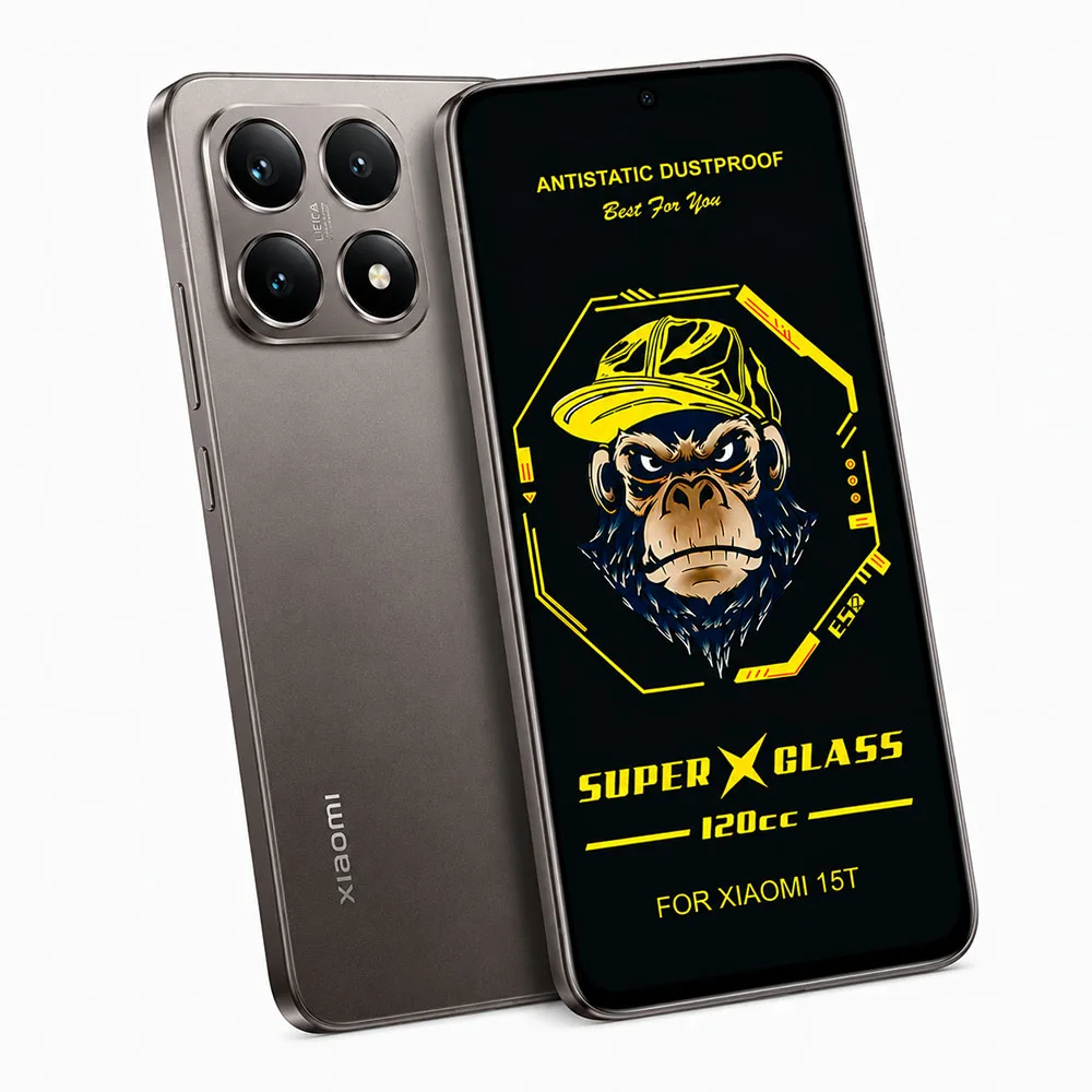 Захисне скло 120CC Anti Static [Dust-proof] для Xiaomi 15T/15T Pro/Note 15 Pro 5G/MI TURBO 4 Pro/XM — фото 1