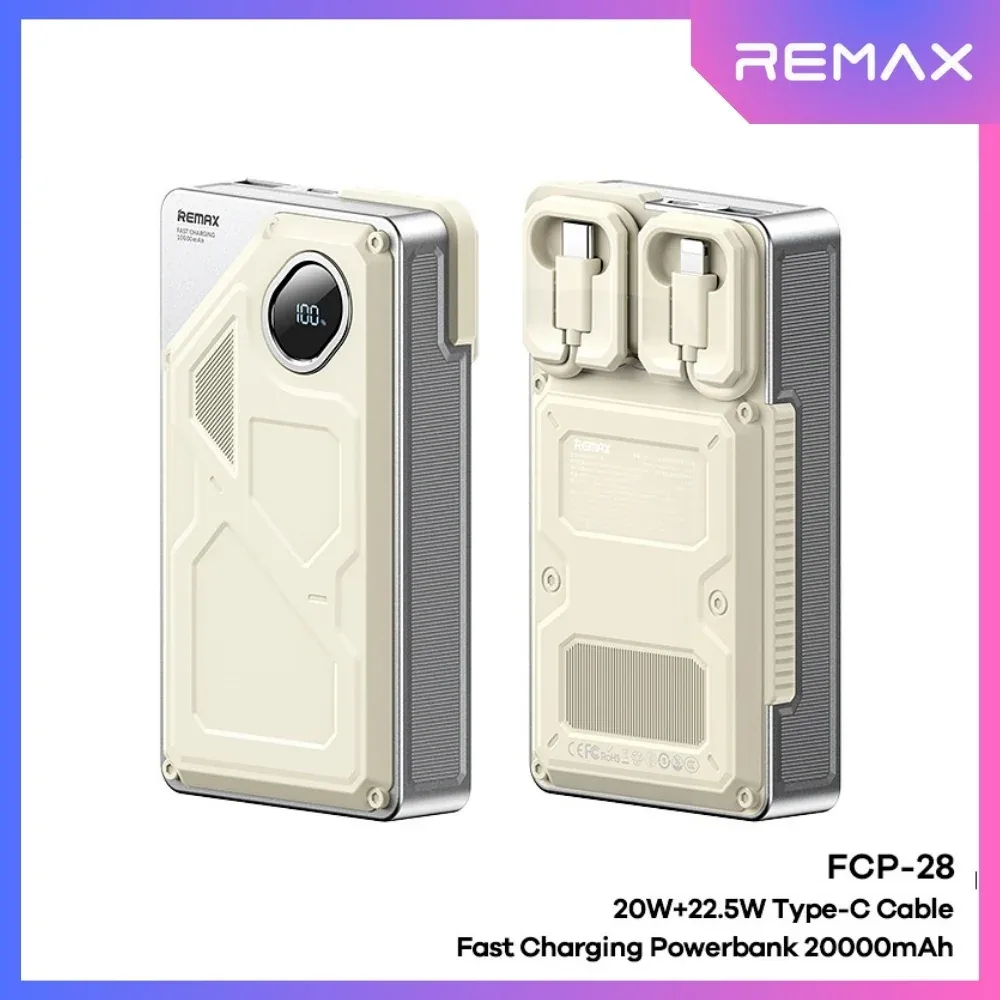 Power Bank Remax FCP-28 20000mAh PD 20W + QC 22.5W — фото 1