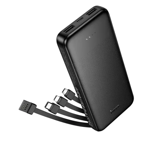 Power Bank HOCO J163 with 4 cables 10000mAh — фото 1