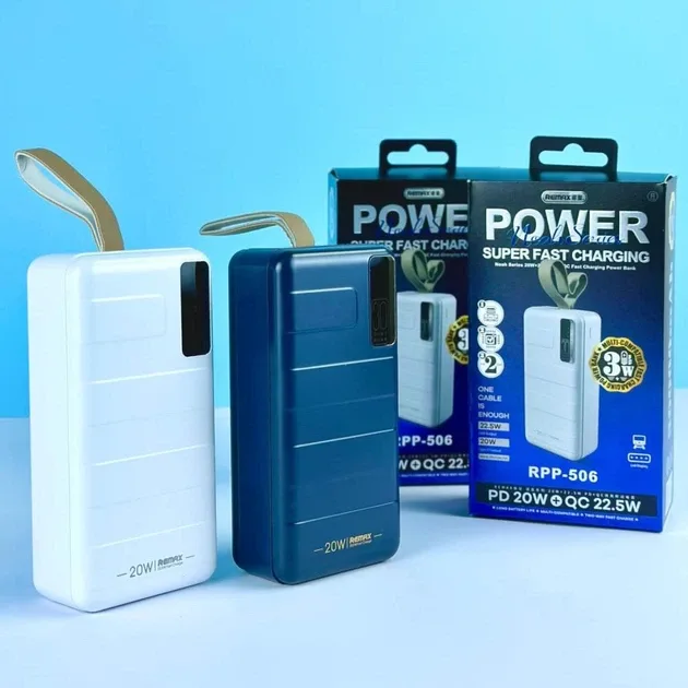 Power Bank Remax RPP-506 PD20W+QC22.5W 30000mAh Noah Series — фото 3