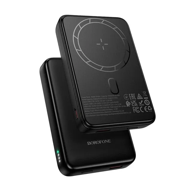 Power Bank Borofone BJ82A Dawn Magnetic Wireless 10000mAh PD20W — фото 3