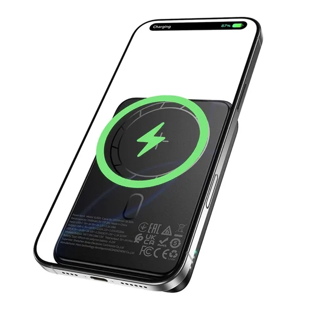 Power Bank Borofone BJ82A Dawn Magnetic Wireless 10000mAh PD20W — фото 5