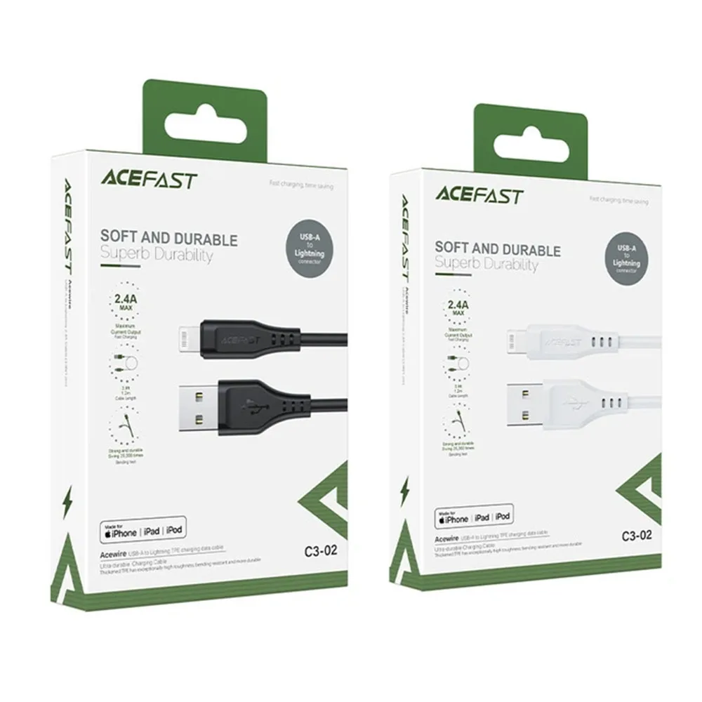 Кабель ACEFAST C3-02 USB-A to Lightning — фото 5