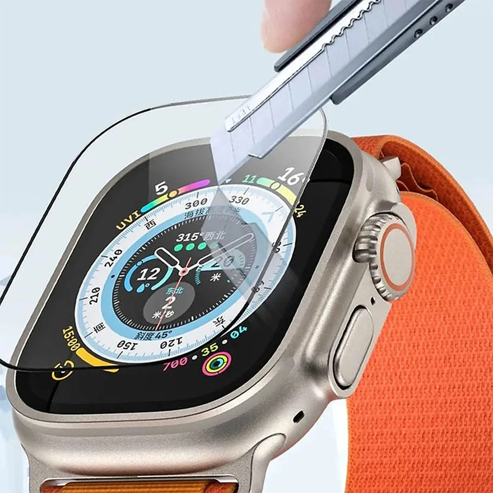 Захисне скло Blueo для Apple Watch Ultra 1/2/3 49mm PB1 Corning Gorilla HD Series — фото 3